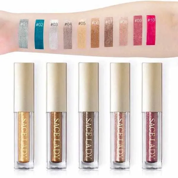 5pcs Sace Lady Luminous Eyeshadow Glitter Liquid